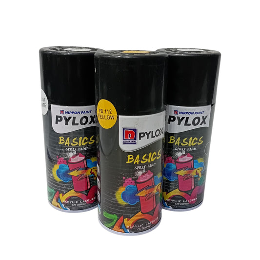 300 CC / NIPPON PAINT BASIC Pylox Cat Kayu Besi Semprot Kaleng