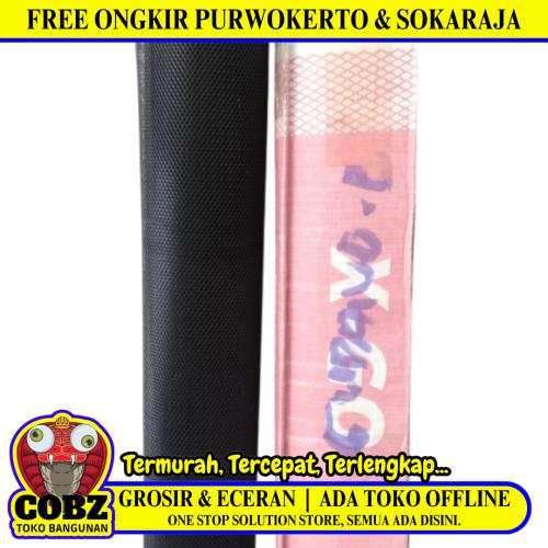 2.5 MM x 5 MM x 100 CM x 10 M / X-GO Strimin Nyamuk Parabola Baja Black Roll