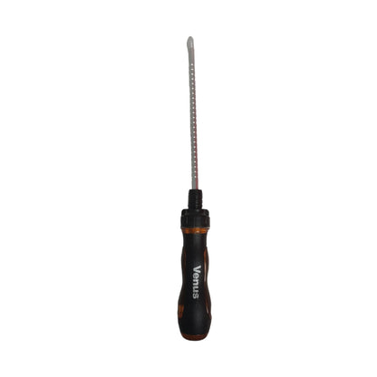 3 IN - 6 IN / VENUS Obeng Screwdriver Two Way Bolak Balik Plus Minus 2 In 1 Gagang Karet
