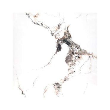 50 CM x 50 CM / UNO MAURICE Keramik Lantai Rumah Glossy White Marble Dus