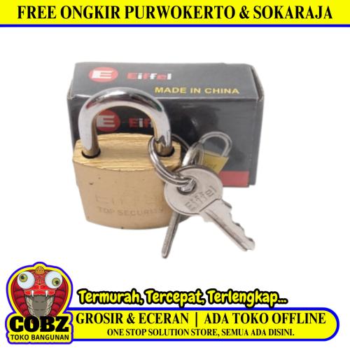 25 MM /EIFFEL Gembok Pintu Pagar Padlock Anti Maling Leher Pendek