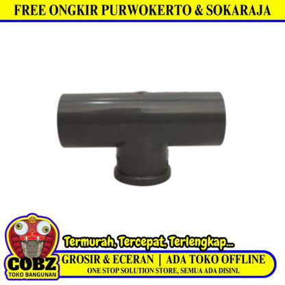 1/2 IN / RUCIKA AW Tee Drat Dalam Faucet Tee Fitting Pipa PVC