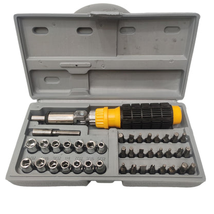 4 MM - 9 MM / HDT Mata Kunci Sok Shock Socket Wrench 41 Pcs Set