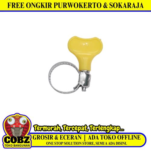 1/2 IN / COBZ Klem Selang Air Gas LPG Regulator Hose Clamp Stainless