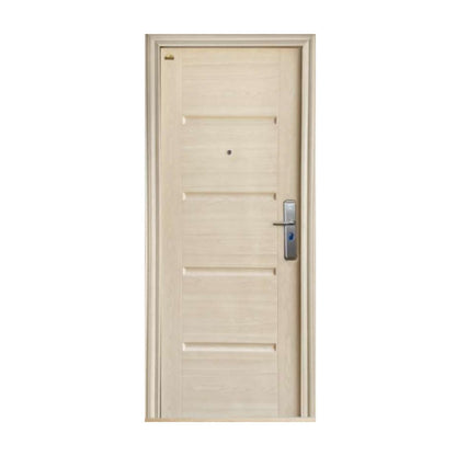 5 CM x 90 CM x 210 CM / FORTRESS FORT 90.15 SINGLE DOOR Pintu Baja Brown Set