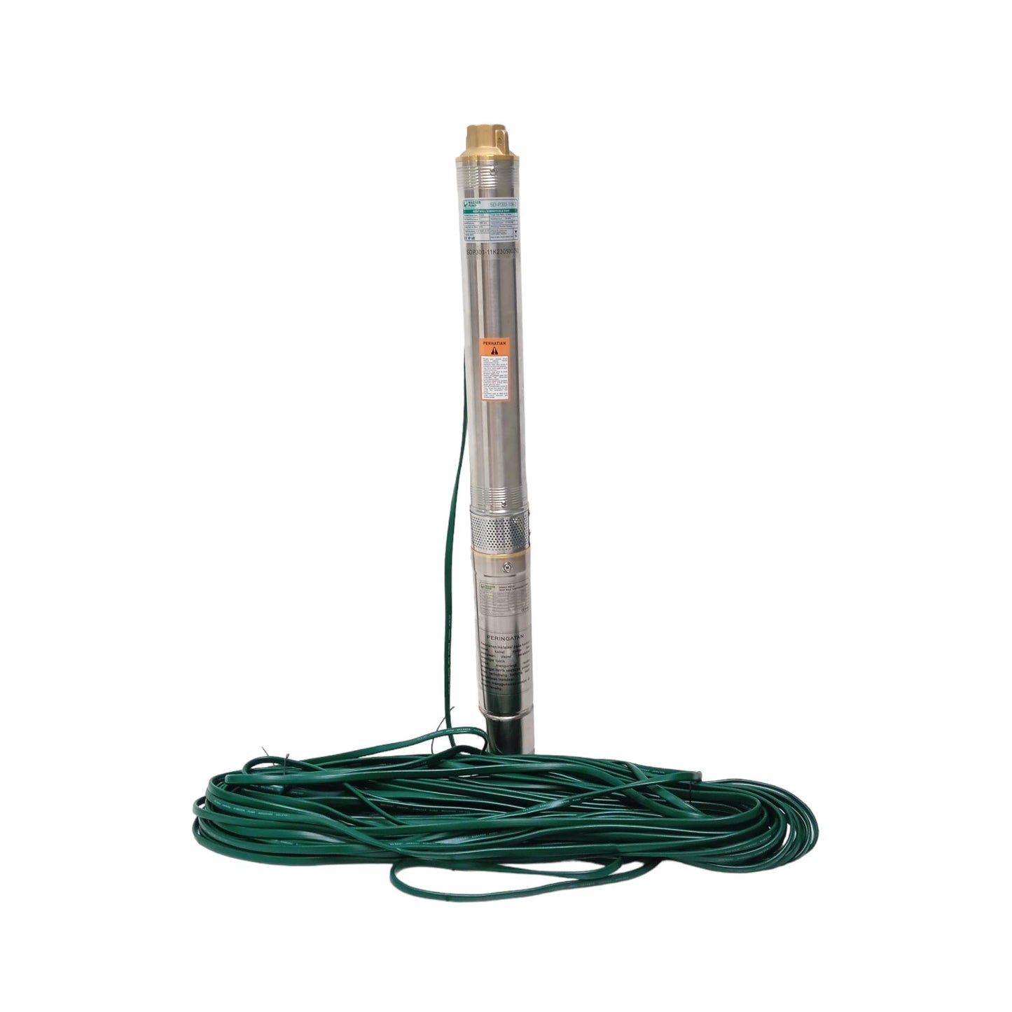 0.3 PK x 3 IN x 40 M / WASSER SD-P303-11K2 Pompa Celup Sumur Bor Submersible Satelit Set