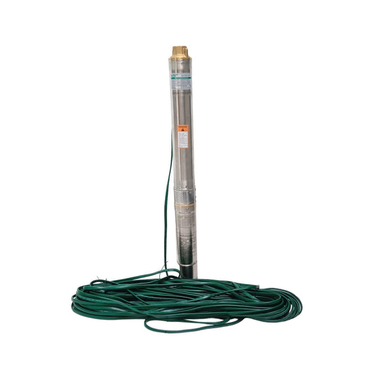 0.3 PK x 3 IN x 40 M / WASSER SD-P303-11K2 Pompa Celup Sumur Bor Submersible Satelit Set