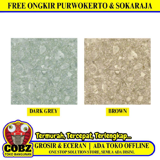 50 CM x 50 CM / PLATINUM DETROIT Keramik Lantai Teras Garasi Matte Dus