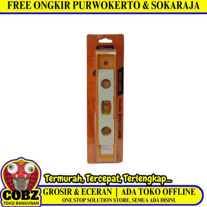 9 IN / WILME Penggaris Waterpass Alat Ukur Kemiringan Jenis Magnet