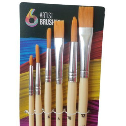 2 MM - 12MM / BUTTERFLY ART 1 Kuas Lukis Tembok Kayu Besi Air Acyrlic Paint Brush Set
