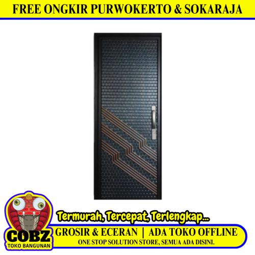 10 CM x 100 CM x 240 CM/FORTRESS OLY 100.02 SINGLE DOOR Pintu Baja Set