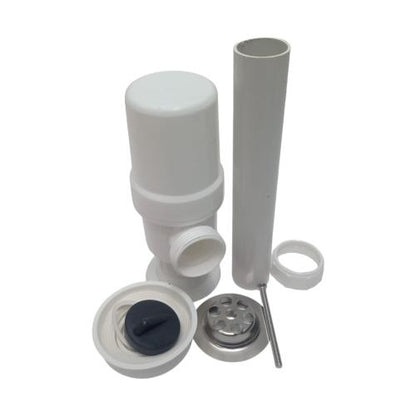 1 1/4 IN / CAB Sifon Botol Saringan Pipa Wastafel Plastik PVC Set