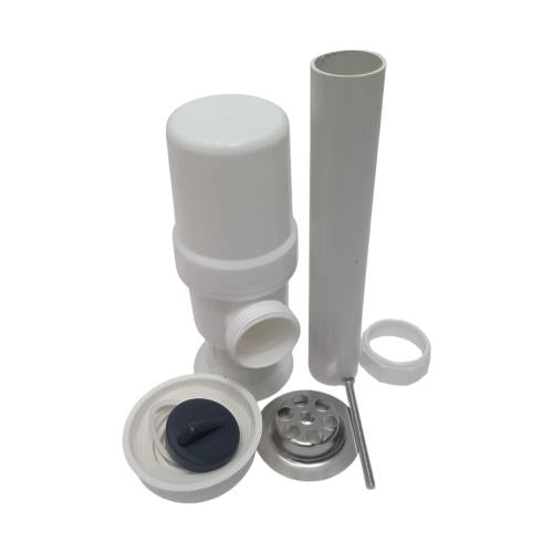 1 1/4 IN / CAB Sifon Botol Saringan Pipa Wastafel Plastik PVC Set