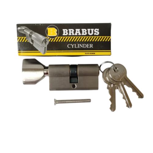 BRABUS Silinder Anak Kunci Pintu Knop Kuping Putar Besar + 3 Kunci Set