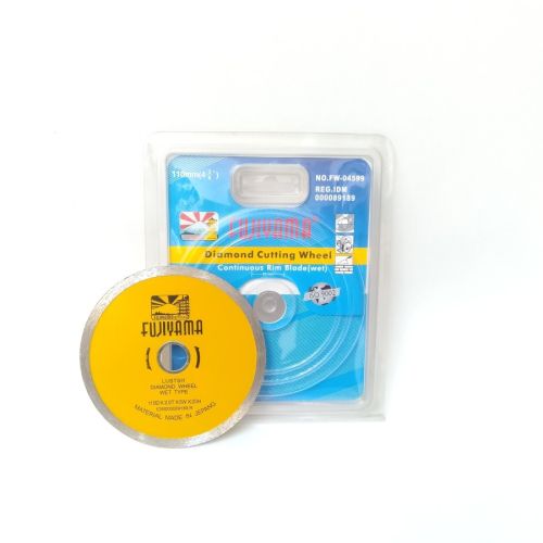 4 IN / FUJIYAMA Wet Mata Gerinda Potong Keramik Diamond Cutting Wheel