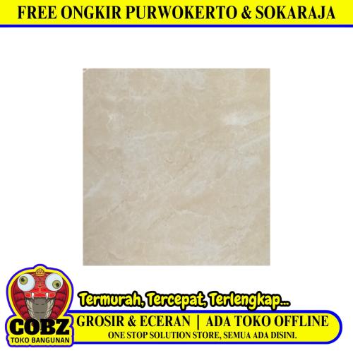 30 CM x 30 CM / ASIA TILE ZIGMA Keramik Lantai Rumah Glossy Cream Dus