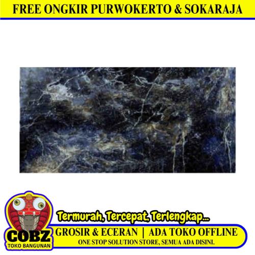 60 CM x 120 CM / SERENITY FLINT BLUE Granit Dinding Kamar Mandi Glossy Dus