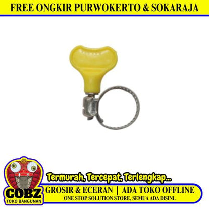 3/4 IN / COBZ Klem Selang Air Gas LPG Regulator Hose Clamp Stainless