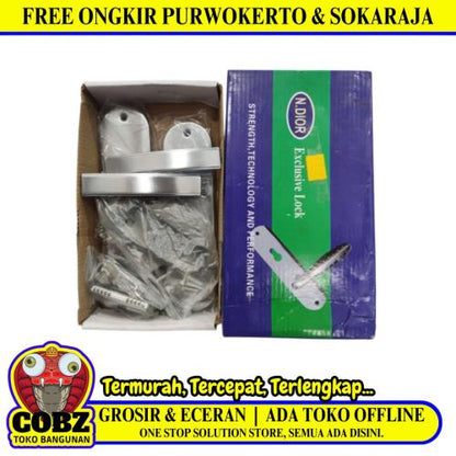 N. DIOR 203 SN / CP Handle Door Lock Tarikan Handle Kunci Pintu Tanggung Set