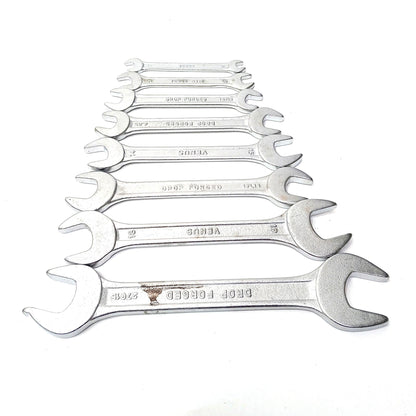 6 MM - 22 MM / VENUS Kunci Pas 2 Sisi Open End Wrench 8 Pcs Set