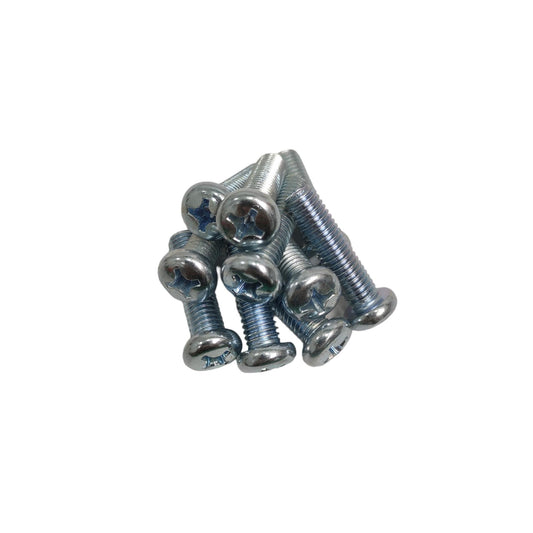 M 8 x 30 MM / TM Baut JP Kepala Pentol Bulat Plus Putih Biji