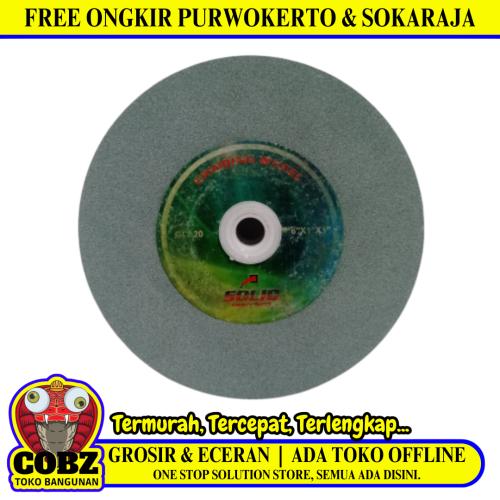 6 IN / SOLID Mata Gerinda Batu Gosok Asah Kaca Grinding Wheel