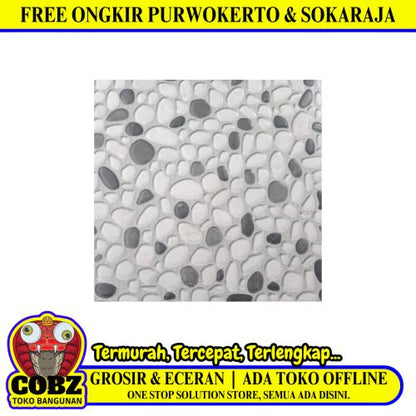 40 CM X 40 CM / ARWANA ALMARIA Keramik Lantai Teras Garasi Matte White Dus