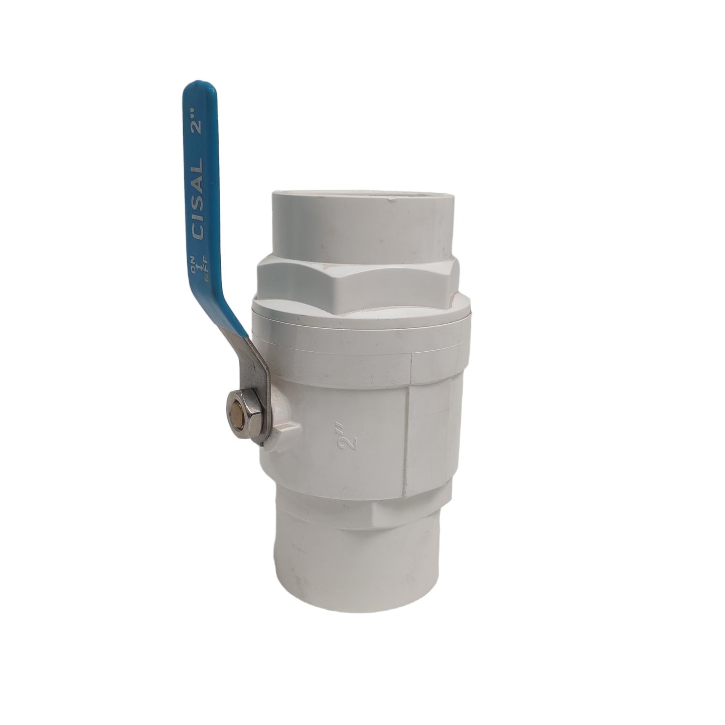 2 IN / CISAL Stop Kran Polos Ball Valve Engkol Plastik PVC
