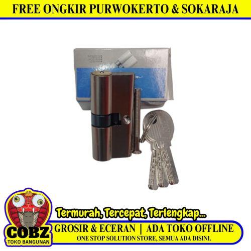 LEON Silinder Anak Kunci Pintu Cylinder Lock Kecil + 2 Kunci Set