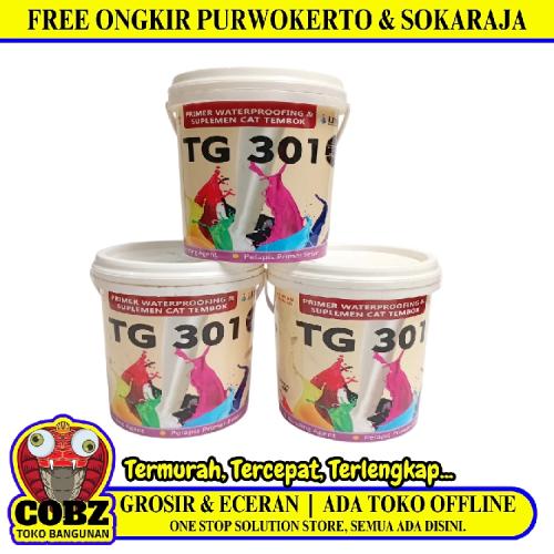 1 L / LEMKRA TG 301 Suplemen Cat Tembok Wall Sealer Waterproofing Galon