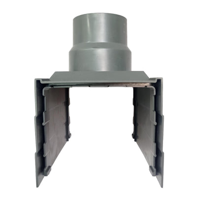 4 IN / TM Torong Corong Sambungan Fitting Talang Kotak PVC