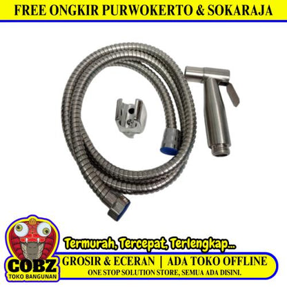 1/2 IN x 150 CM / COBZ 03 Jet Shower Cebok Toilet Stainless Set