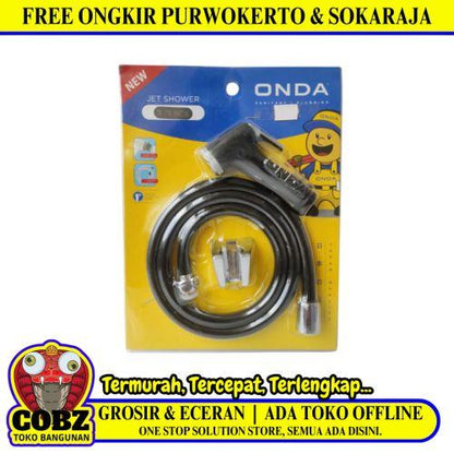 1/2 IN X 120 CM / ONDA S 75 BCS Jet Shower Cebok Toilet Plastik PVC Set