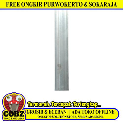 0.85 MM x 2 CM x 4 CM x 6 M / TM Stal Holo Pipa Kotak Galvanis Batang