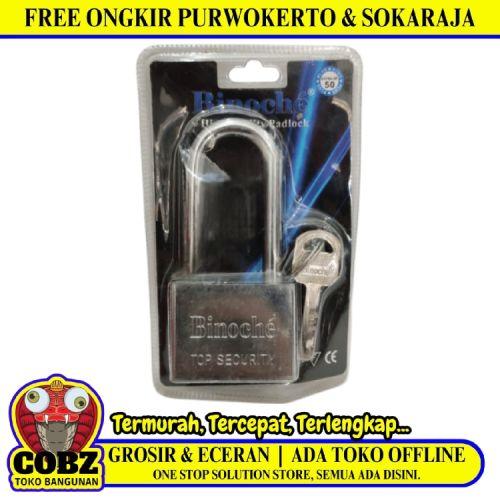 50 MM / BINOCHE Gembok Pintu Pagar Padlock Anti Maling Leher Panjang