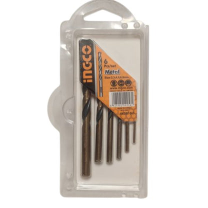 2 MM - 8 MM / INGCO Shank Twist Drill Bits Mata Bor Besi Kayu Plastik