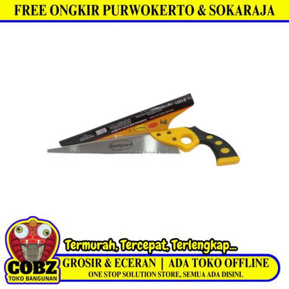 12 IN / BESTGUARD E1521 Gergaji Kayu Pohon Tangan Hand Saw Gagang Karet