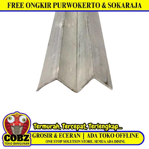 1CM × 1CM × 6 M / COBZ List Meja Etalase Rak Siku Alumunium Batang