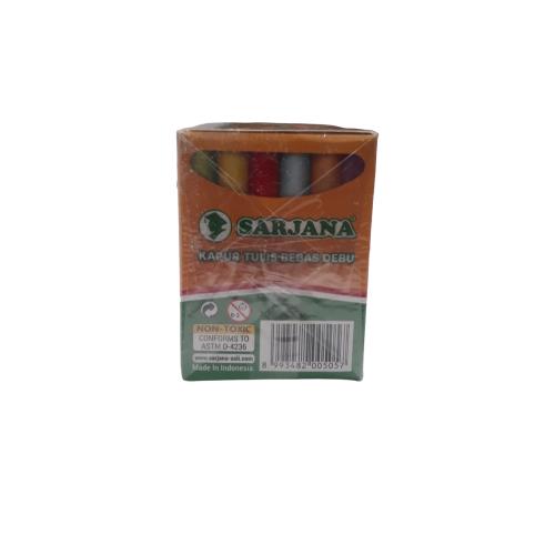 TM Kapur Tulis Papan Black Board Warna Pack