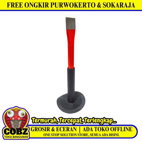 8 IN / STONE CHISEL EF Betel Topi Alat Pahat Bobok Batu Beton Tembok Chisel