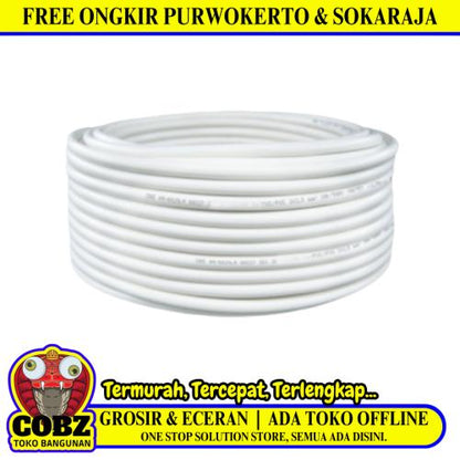 4 INTI x 4 MM x 50 M / KITANI NYM Tunggal Kabel Tembaga SNI Putih Roll