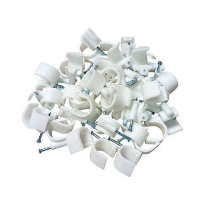 17 MM / HOK Klem Kabel Penjepit Penyangga Paku Beton Bungkus