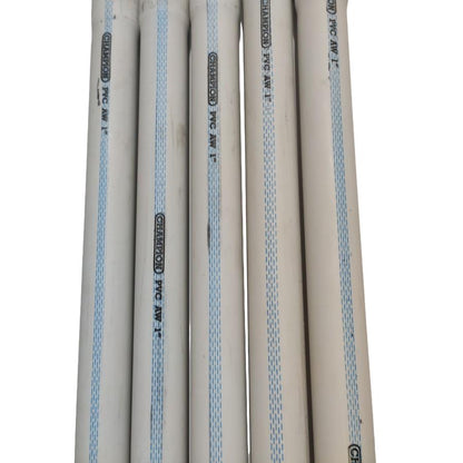 1 IN x 400 CM / CHAMPION AW Lis Biru Pipa Pralon Paralon PVC Putih Batang