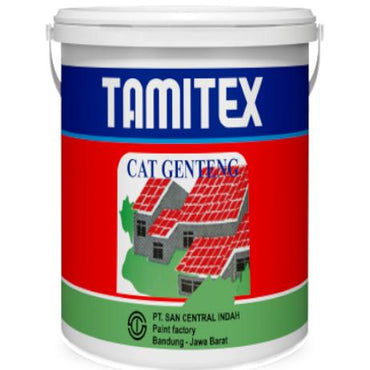20 KG / TAMITEX STANDARD Cat Genteng Kolam Tembok Roof Paint Pail