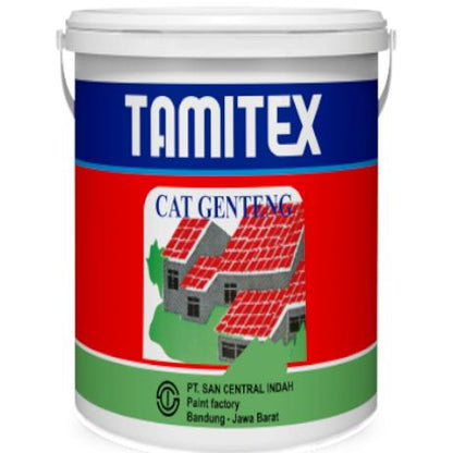 20 KG / TAMITEX STANDARD Cat Genteng Kolam Tembok Roof Paint Pail