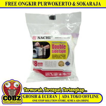 48 MM / NACHI Isolasi Selotip Lakban Bolak Balik Double Side Tape