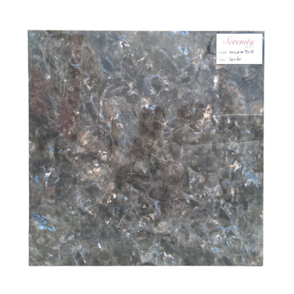 60 CM x 60 CM / SERENITY ANVAYA BLUE Granit Lantai Rumah Glossy Dus