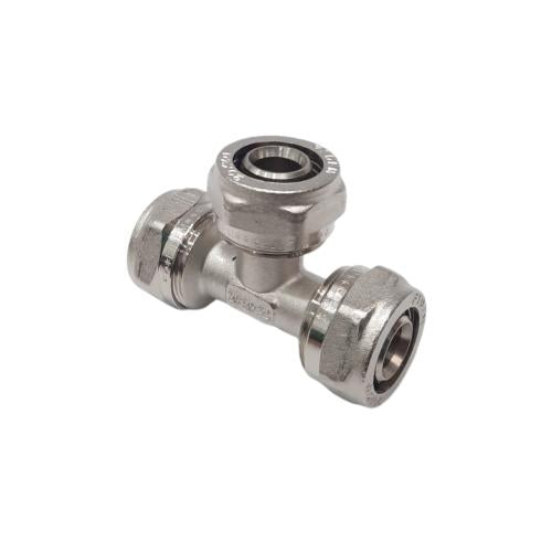 T 20 / FIDEM Tee Sambungan Fitting Selang Pex Air Panas Stainless