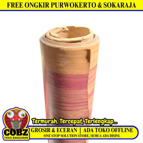 120 CM x 15 M / COBZ Karpet Perlak Lantai Meja Vinyl PVC Ungu Roll