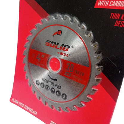 4 IN x T 30 / SOLID Circular Saw Mata Gerinda Potong Kayu Wood Cutting